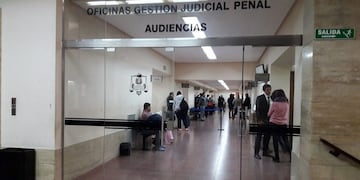 La audiencia se realizó en la Oficina de Gestión Judicial de los Tribunales Provinciales de Rosario\u002E (Archivo)