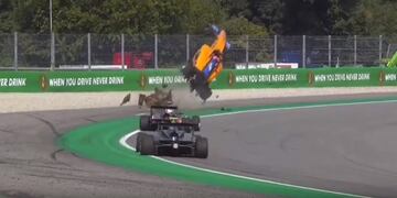 Accidente en Fórmula 3 (Foto: captura)\u002E