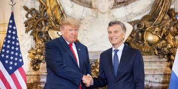 Macri le agradeció el apoyo de los EEUU y Trump lo felicitó por su \