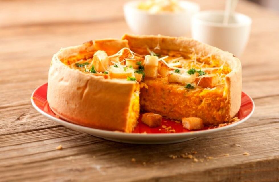 ¡Te solucionamos la cena! Tarta de calabaza, cebolla y queso cheddar