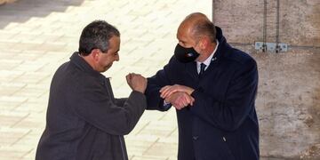 El rafaelino compartió el acto del Día de la Bandera con el intendente de Rosario, Pablo Javkin\u002E (@omarperotti)