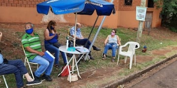 Los afiliados piden colaboración a los vecinos de Puerto Iguazú