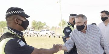 Jaldo inauguró las remodelaciones en la comisaría de Agua Dulce\u002E (SECPT)