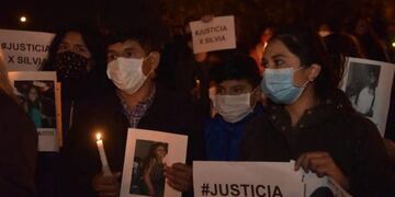 Marcha por el crimen de Silvia Apaza\u002E
