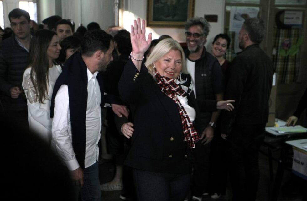 Elisa Carrió votó y habló del caso Maldonado: "Quería que aparezca con vida"
