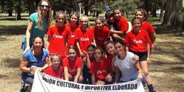 Las niñas son del Club Unión Cultural y Deportiva Eldorado\u002E