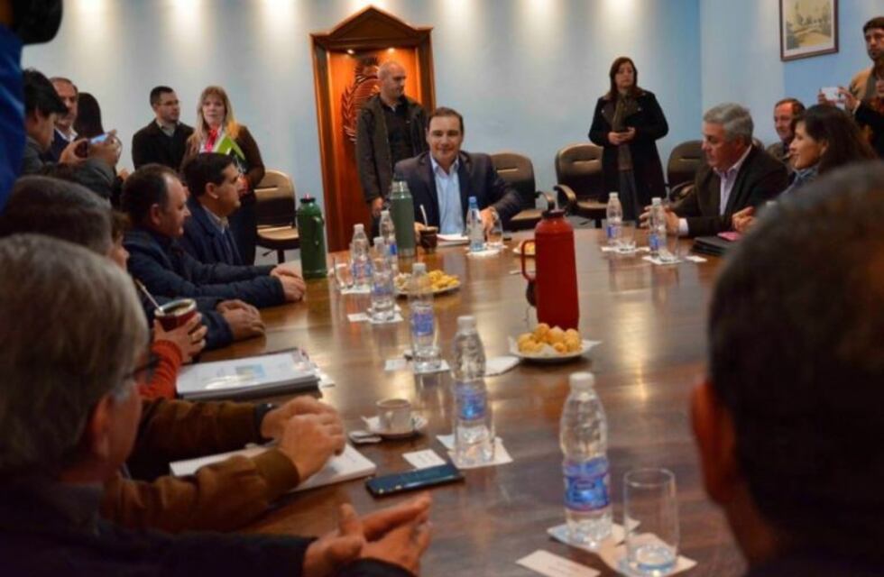 Valdés recibió a un nuevo grupo de intendentes