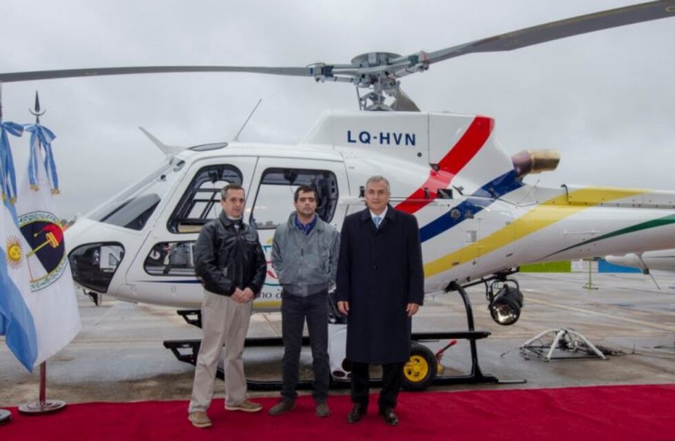 Destacan la versatilidad del H125, el flamante helicóptero provincial