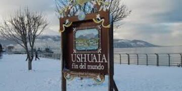 Nieve en Ushuaia