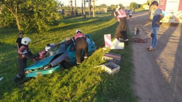 Accidente Villa Elisa\nCrédito: Policia Entre Ríos