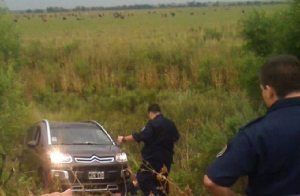 Ruta 20: un automóvil despistó en zona de puentes