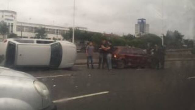 Accidente de tru00e1nsito en General Paz