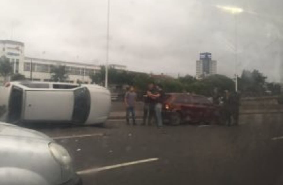 Dos heridos por un choque múltiple en la avenida General Paz