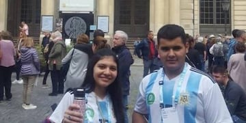 Dos estudiantes correntinos compiten en Suecia por el Premio Nobel del Agua\u002E (Foto: El Litoral)