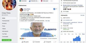 Cine Fénix en San Luis hizo un sorteo electoralista\u002E