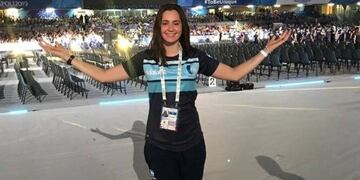 Astrid Olmedo en el Estadio San Polo de Nápoles\u002E (Fórmula Tuerca)