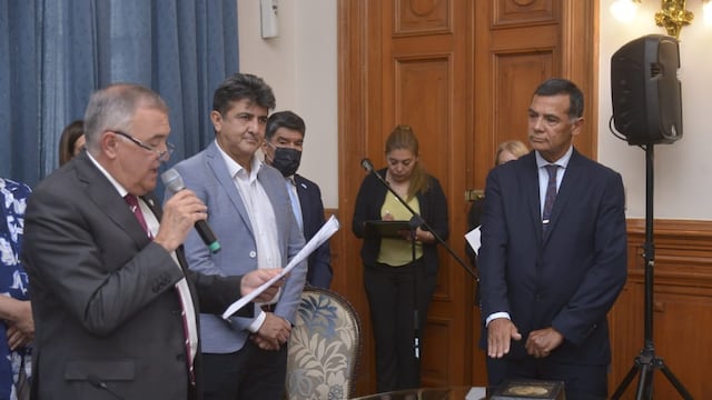 Jaldo tomó juramento a Vicente Nicastro como titular de la Secretaría de Transporte