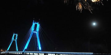 El ataque se produjo en el puente del Bicentenario. (La Voz/Archivo).