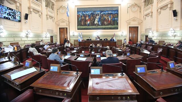 Sesión en la Cámara de Diputados de Santa Fe. (@camaradipsf)