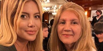 Wanda Nara con la mamá de Messi