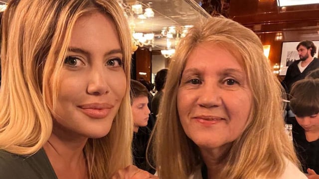 Wanda Nara con la mamá de Messi