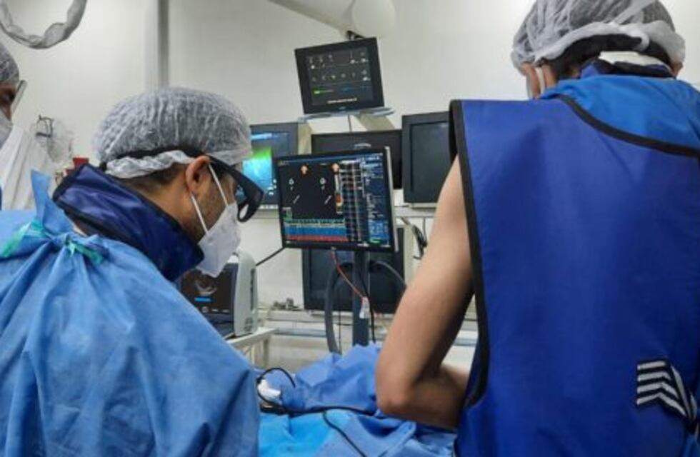 En Concepción del Uruguay se realizó una ablación de fibrilación auricular con mapeo tridimensional