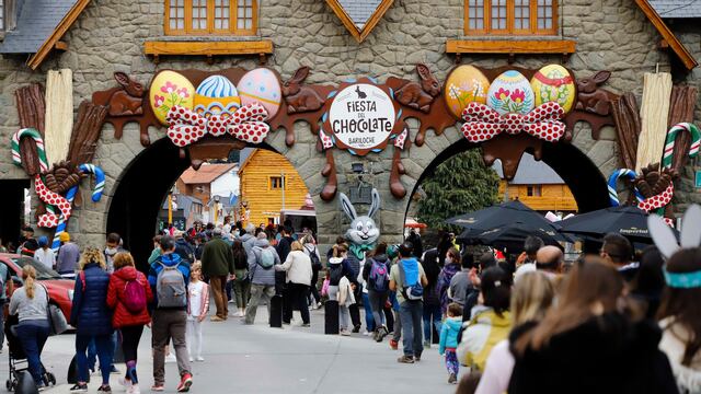 La Fiesta del Chocolate en Bariloche fue uno de los atractivos del fin de semana (Laura Toso - Comunicación Río Negro).