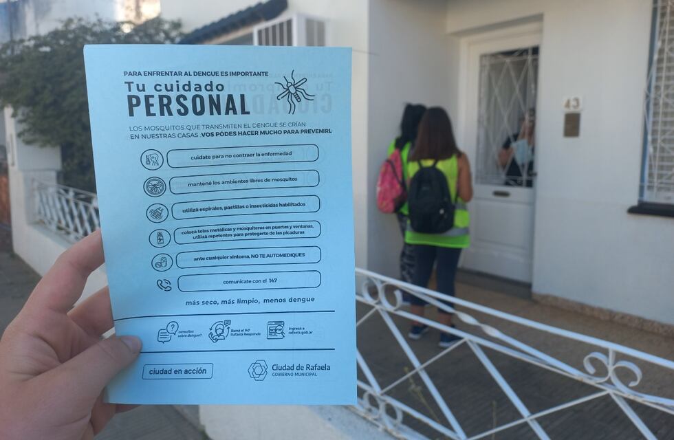 Dengue en Rafaela y estafas: advierten que no fumigan domicilios particulares