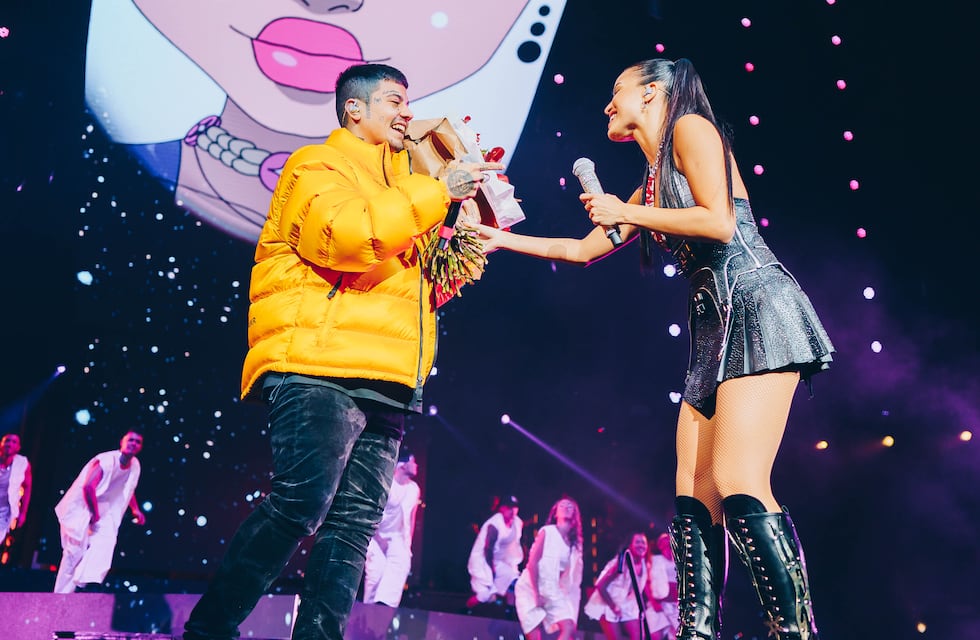 Emilia Mernes le propuso casamiento a Duki en público y revolucionó las redes