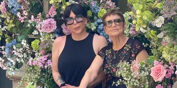 Ana Laura Nicoletti, La Turca en Estados Unidos con su mamá.