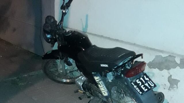 Moto recuperada en O'Higgins al 800