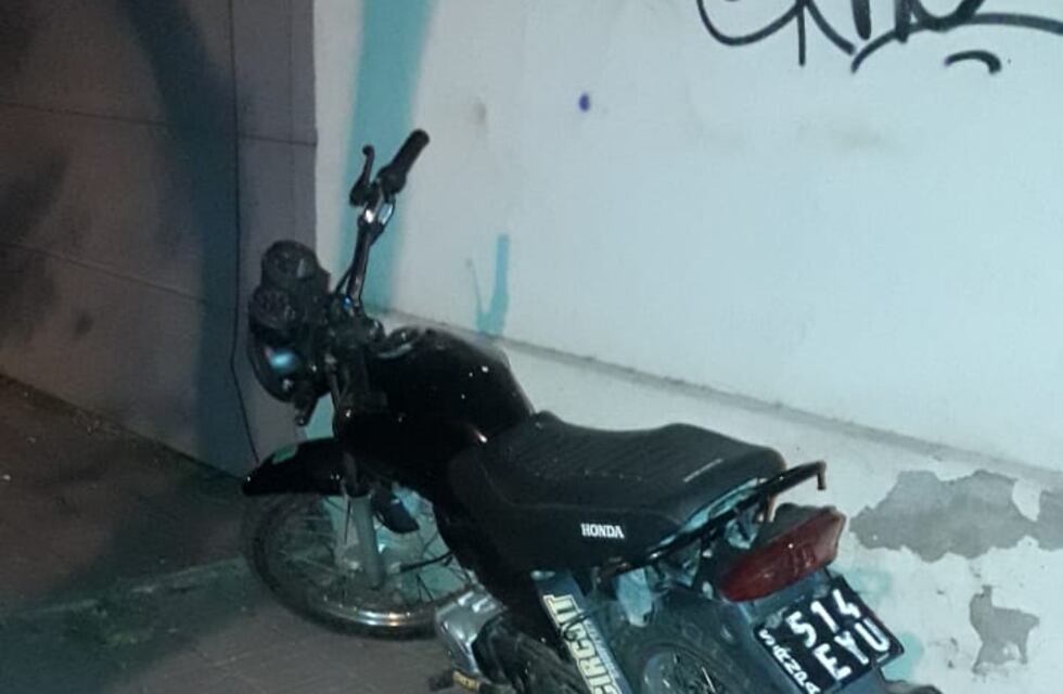Fuerzas de seguridad recuperaron una moto robada