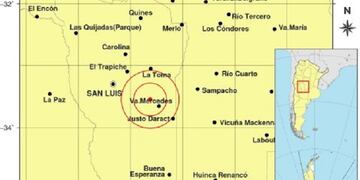 Un sismo originado en San Luis repercutió en el sur cordobés (La Voz).