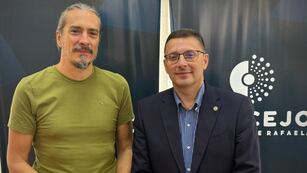 Los concejales Martín Racca (PJ) y Lisandro Mársico (Unidos - PDP)
