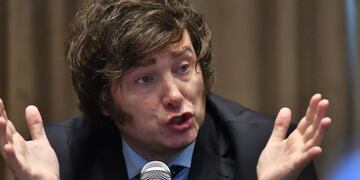 Javier Milei aseguró que el acuerdo con el FMI le parece "light" si se lo compara con el ajuste que habría que hacer. Foto: Tomás Fragueiro / LaVoz.