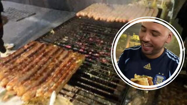 El creador de contenidos internacional probó los choris de Godoy Cruz y quedó fascinado con su sabor.