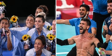 Orgullo azuleño: Barberi y Baroni festejan las medallas obtenidas en Tokio