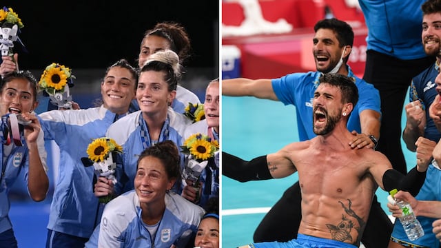 Orgullo azuleño: Barberi y Baroni festejan las medallas obtenidas en Tokio