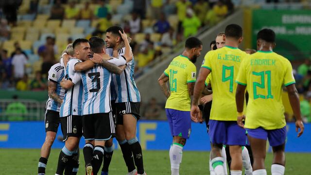 La Selección Argentina le quitó el invicto a Brasil en las Eliminatorias.