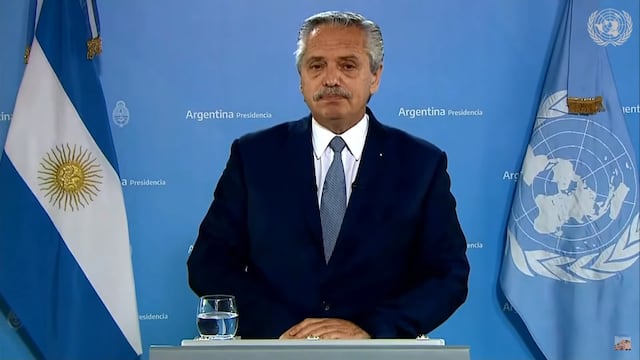 Alberto Fernández dio una exposición en la Cumbre de las Naciones Unidas sobre Sistemas Alimentarios.