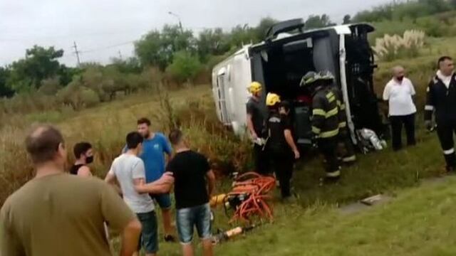 Siniestro vial en la Autopista Rosario - Santa Fe