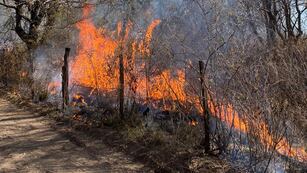Emitieron un alerta por riesgo extremo de incendios en la provincia de Córdoba.