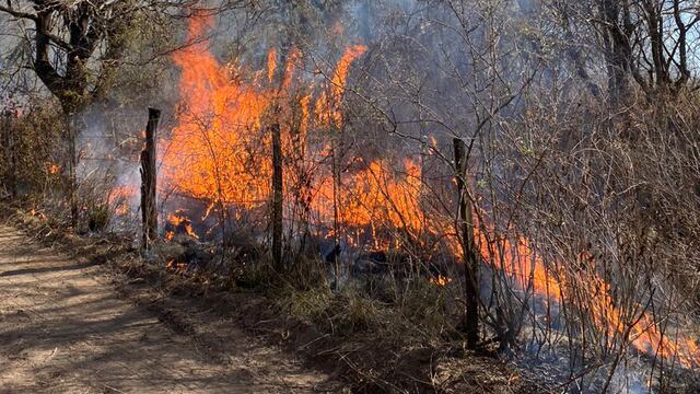 Emitieron un alerta por riesgo extremo de incendios en la provincia de Córdoba.