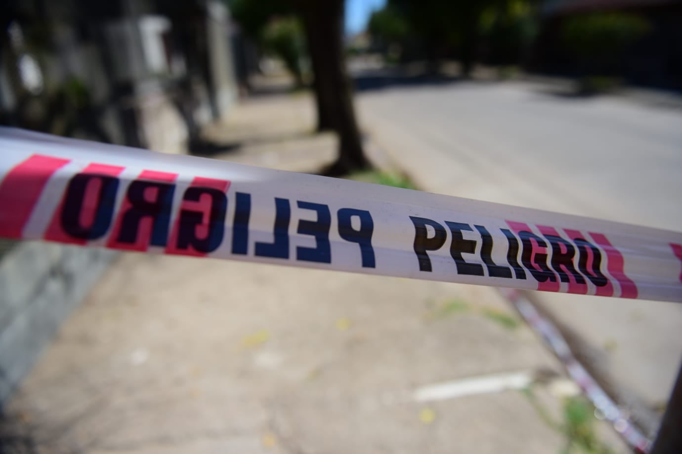 La zona donde el policía mató al asaltante. (La Voz/José Gabriel Hernández)