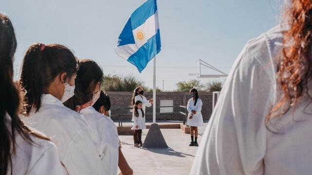 Escuela Juan Ignacio Gorriti, en la localidad de La Chimbera, en 25 de Mayo.