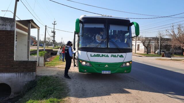 Los colectivos deben funcionar bajo protocolo sanitario para prevenir el contagio de COVID-19. (Gobierno de Santa Fe)