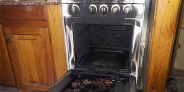 Incendio horno bahía