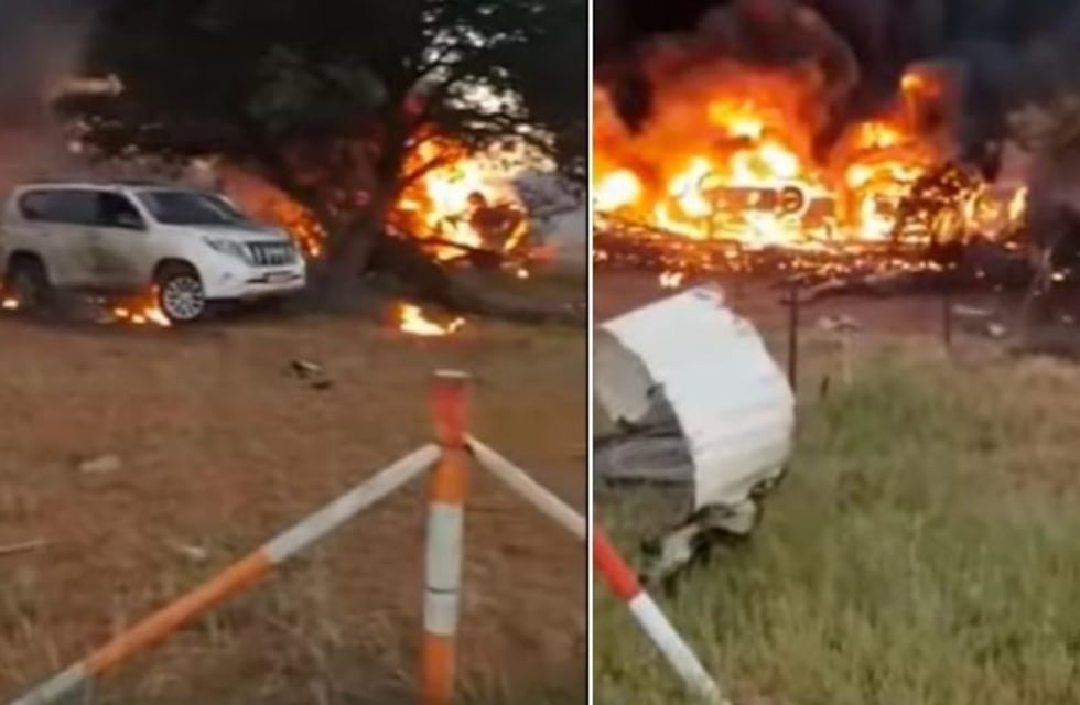 Robó una avioneta para estrellarla en una fiesta y matar a su mujer, pero el único muerto fue él