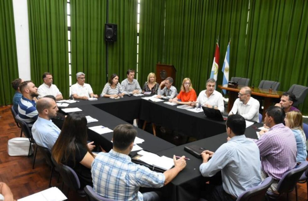 Seguridad y crisis económica, los ejes de la primera reunión de gabinete municipal