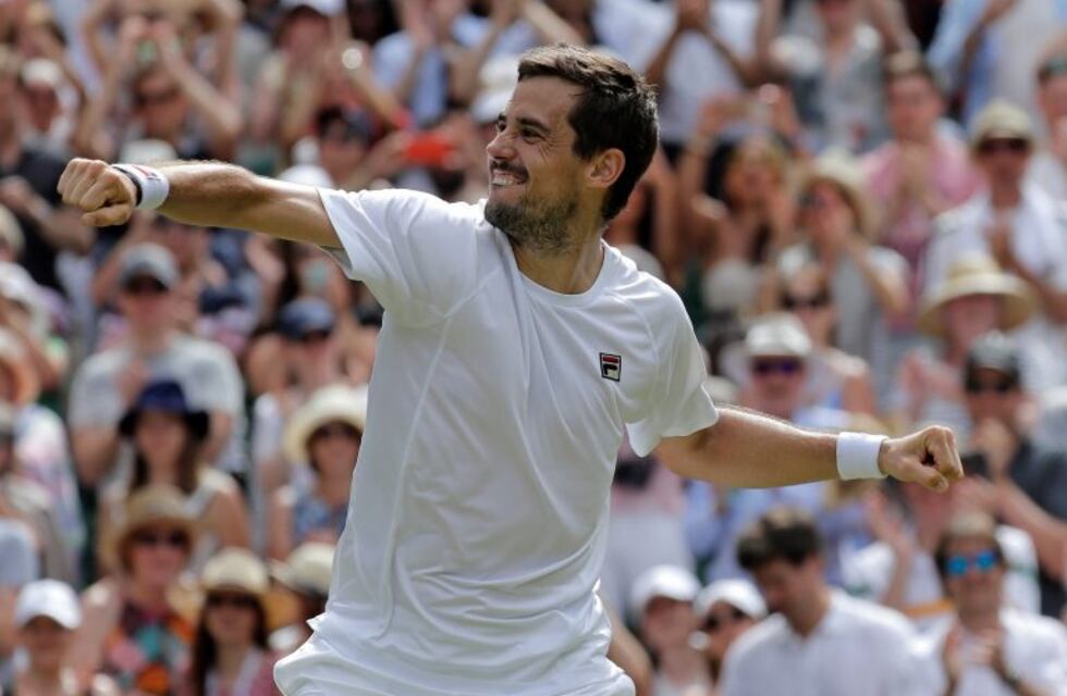 Guido Pella venció a Kevin Anderson y se metió en octavos de final de Wimbledon